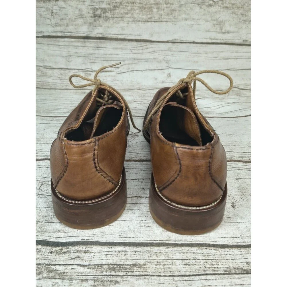 Martinelli Evolution Brown Leather Lace Up Oxford Shoes Men Size 43